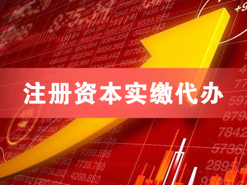 仁寿注册资本实缴代办